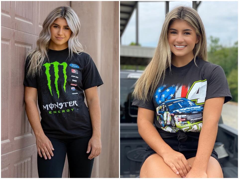 1. Hailie Deegan's Signature Blonde Hair - wide 4